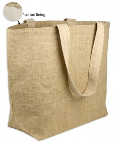 Burlap Beach Bags