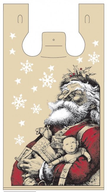 Santa Plastic Bags