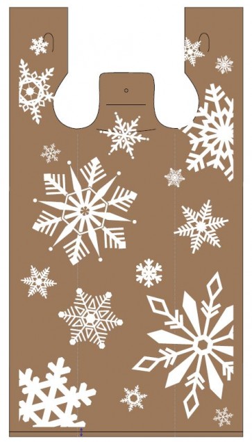Snowflakes Plastic Bags