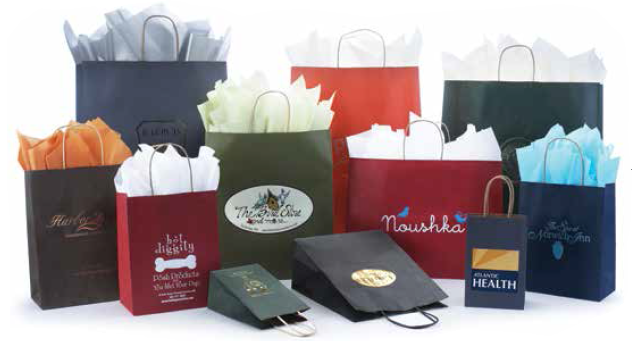 Benson Marketing Group, Kraft String Tags, Custom Bags