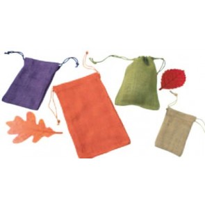 Colored Jute Pouches