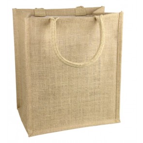 Burlap Shopping Totes