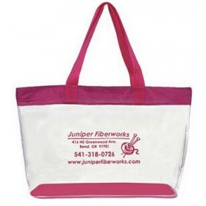 Extra Large Clear Vinyl Shopping Tote